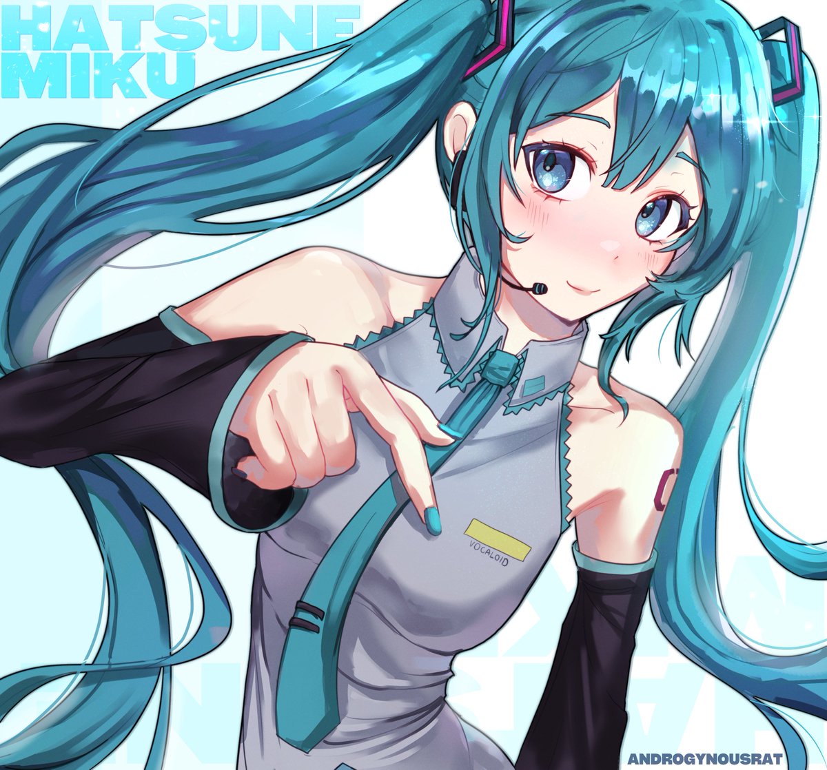 AndrogynousRat_'s tweet photo. HATSUNE MIKU https://t.co/gdtIOurbBY