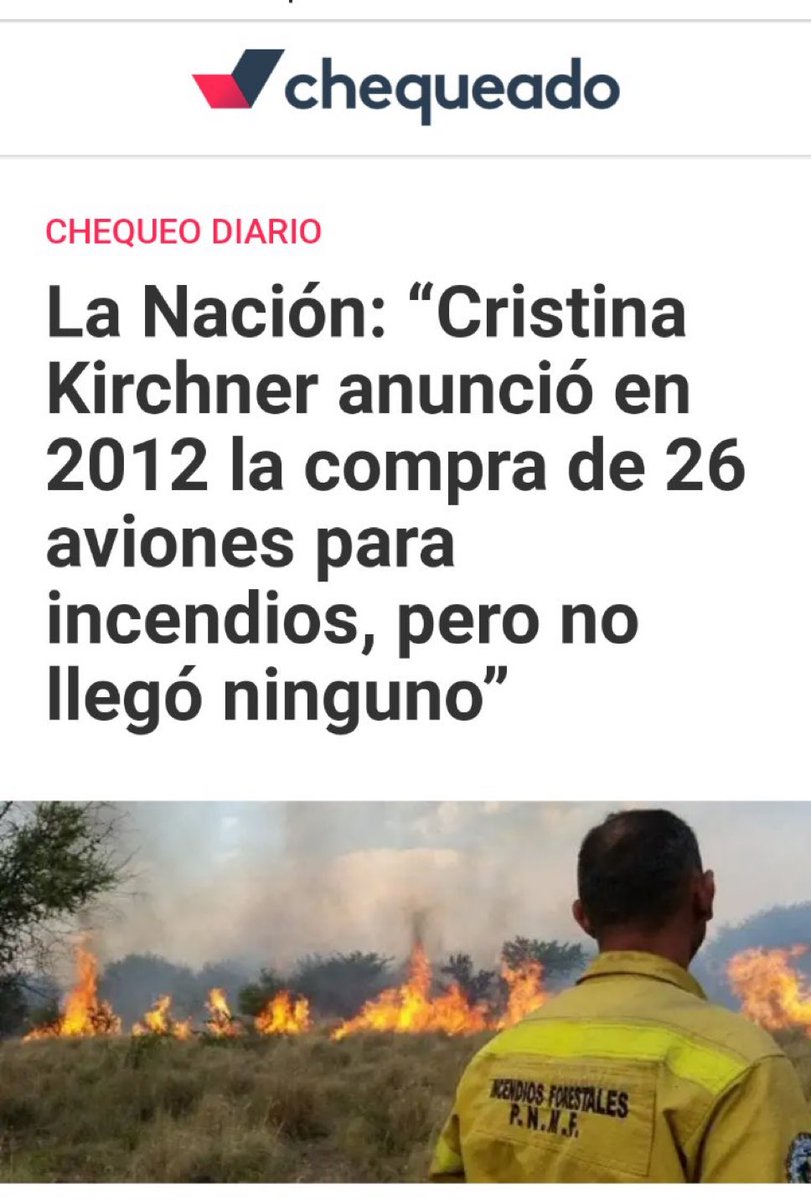 Milei debe pagar cada pastito quemado en La Patagonia…