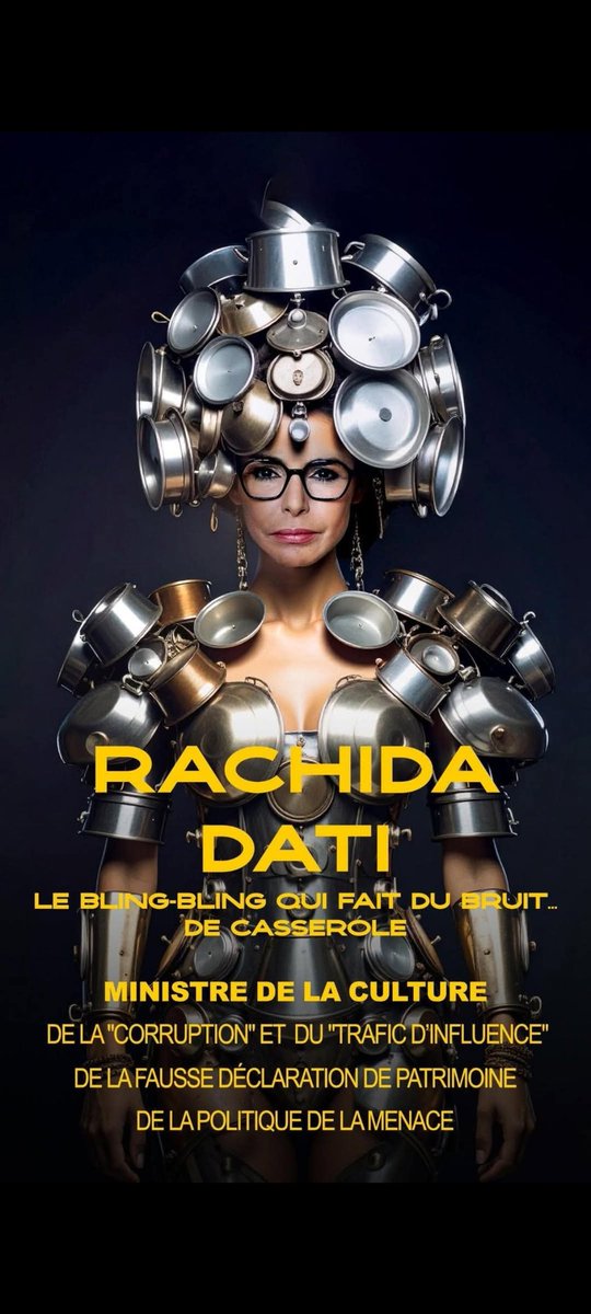 <a href="/AgnesEvren/">Agnes Evren</a> <a href="/datirachida/">Rachida Dati ن</a> <a href="/PourDati2026/">Dati 2026</a> Ce sera la gauche, plutôt que l'extrême-droite des Ripoux.
Imagine ça maire de Paris...