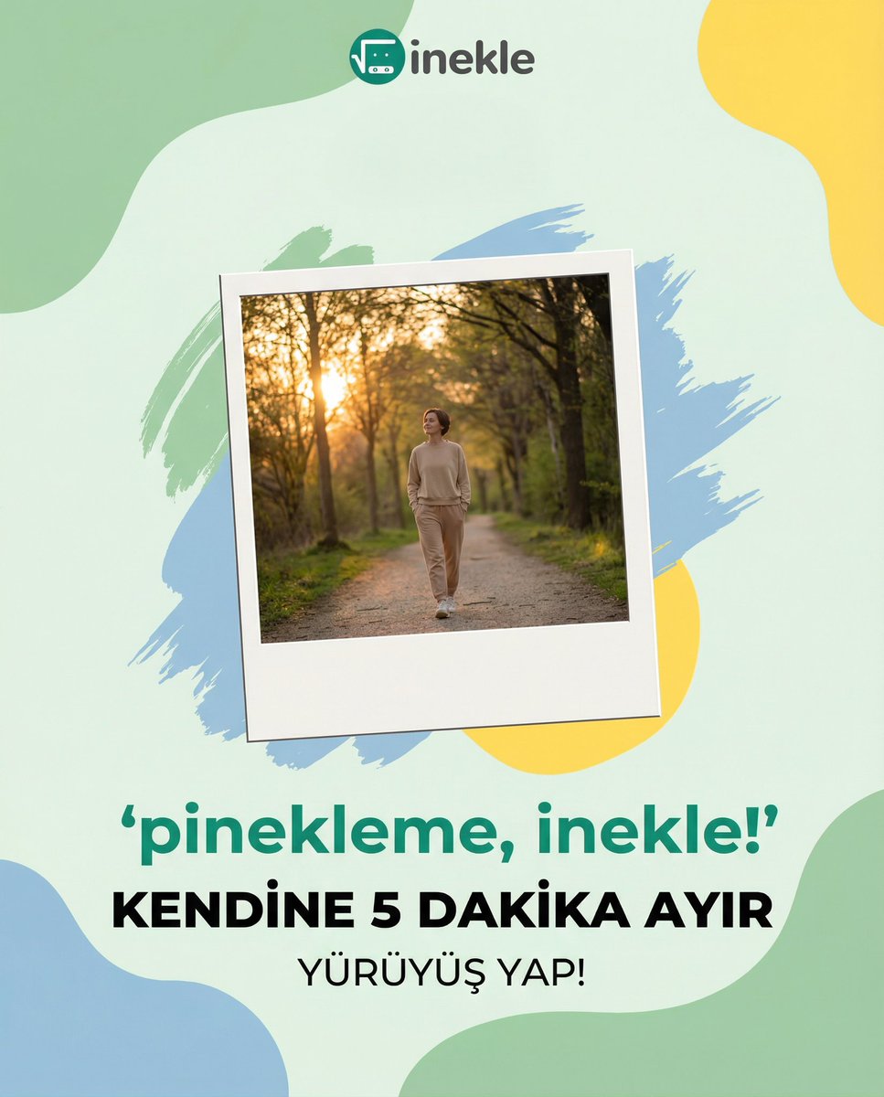Bazen en iyi odaklanma, küçük bir mola vermekle başlar. 🌿
Kendine 5 dakika ayır, temiz havada kısa bir yürüyüş yap 🚶‍♀️☀️
Sonra yeniden inekle! 💪✨

#pinekleme #ineklemola #5dakikamola #dersarasımola #odaklan #yürüyüşzamanı #çalışırkenmola
