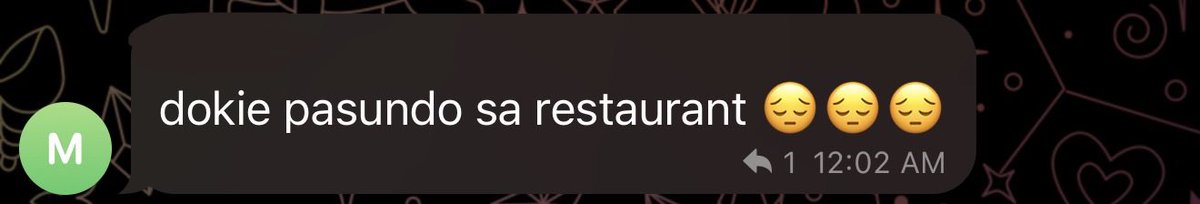 napunta sa vincious kasi hindi nasundo sa restaurant 😛