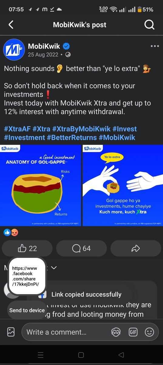 Singlejivi's tweet photo. Fact 6: After demanding specific NPA data, MobiKwik simply referred us to Lendbox's customer support. Lendbox, as the licensed NBFC-P2P, is legally obligated to provide this borrower authentication data. They are currently evading this regulatory requirement. https://t.co/1guFId1yPV
