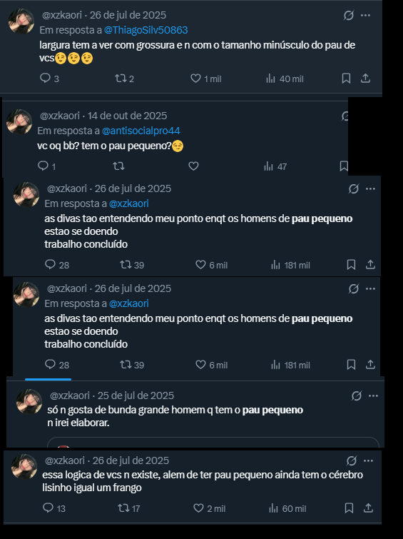 kakakak2139889's tweet image. Agora imagina levar a sério essa pick-me Girl que passa 24hr por dia no twitter falando sobre pau pequeno, porque o ex dela que tinha o pau minúsculo traiu ela com uma mina que toma banho? Deus me livre dessas porquinhas, twitter virou uma colmeia de nojentas que caga regra moral