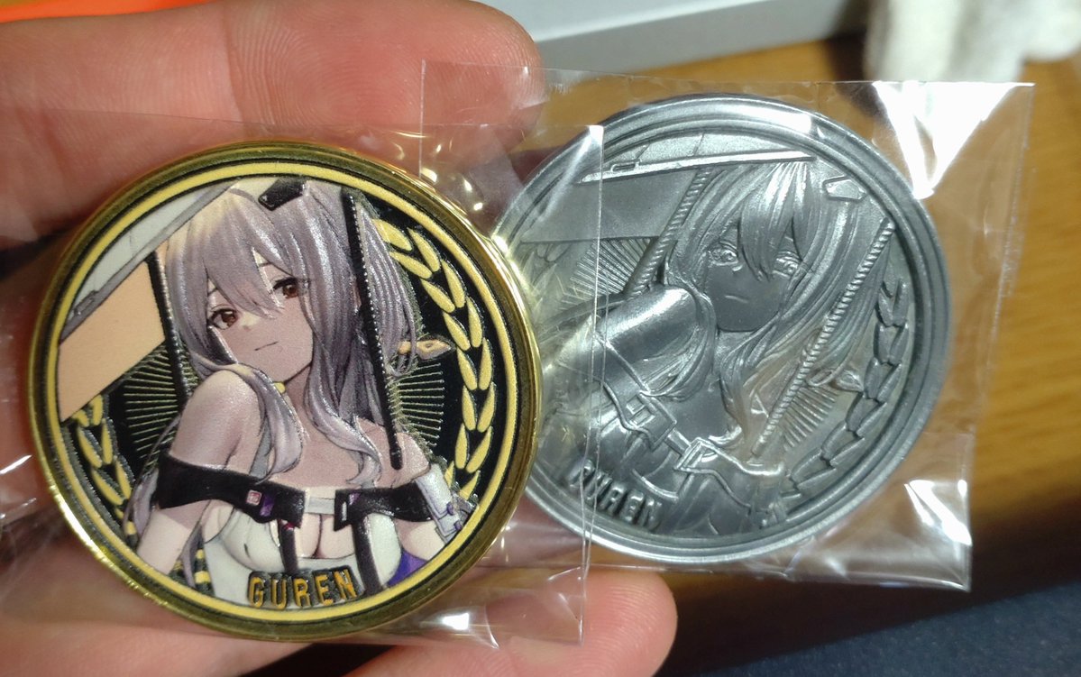 Reload_Shiroko's tweet image. 紅蓮のメダル2枚当てた(計13個購入)

実はこういうメダルに弱いんです