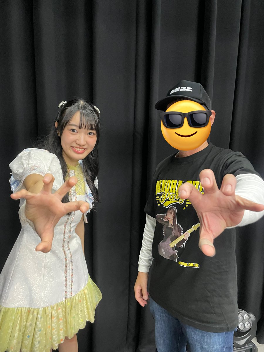 一曲入魂ポーズ🎤 なのちゃん可愛いかったしおもしろかった