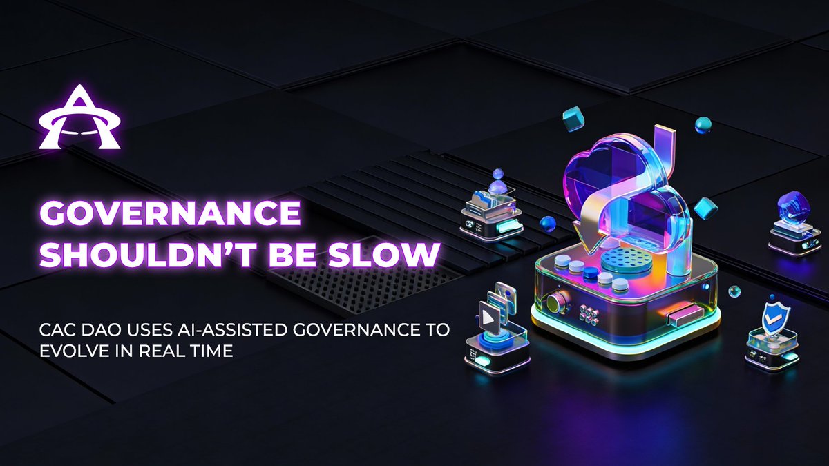 CAC_Classic's tweet photo. 🧠 Governance shouldn’t be slow.
CAC DAO uses AI-assisted governance to evolve in real time.

#CAC #DAO #AIGovernance #Web3 https://t.co/YqUUdy0v5R