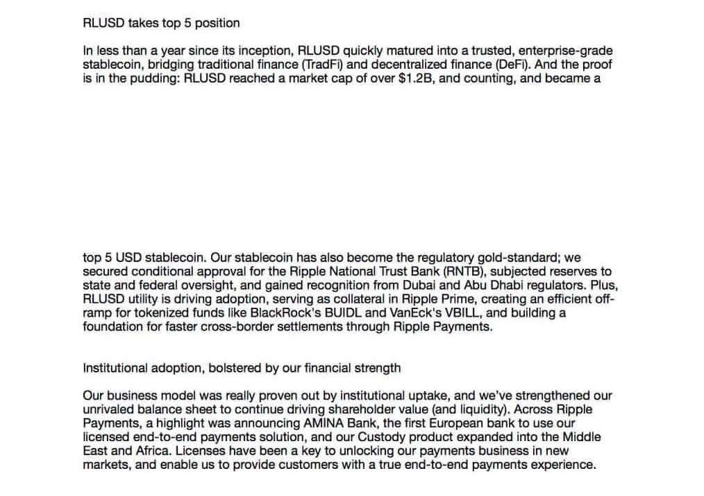 💥BREAKING:

RIPPLE $RLUSD NOW USED AS COLLATERAL FOR BLACKROCK AND CROSS-BORDER PAYMENTS.