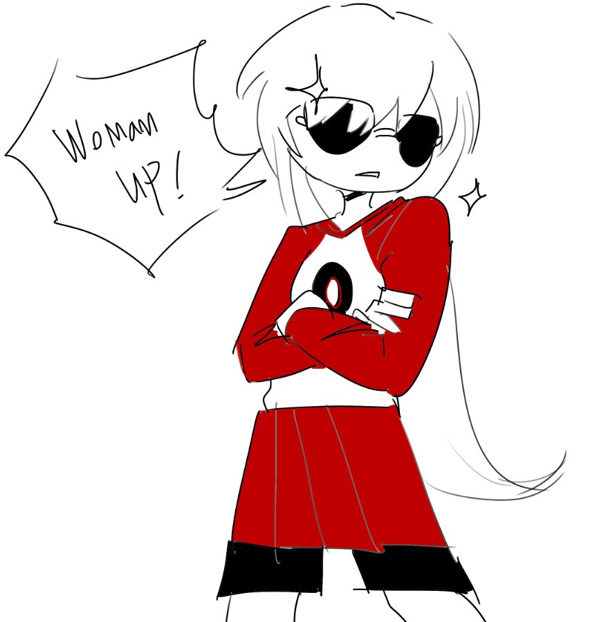 C4rmy_hs's tweet image. woman up!