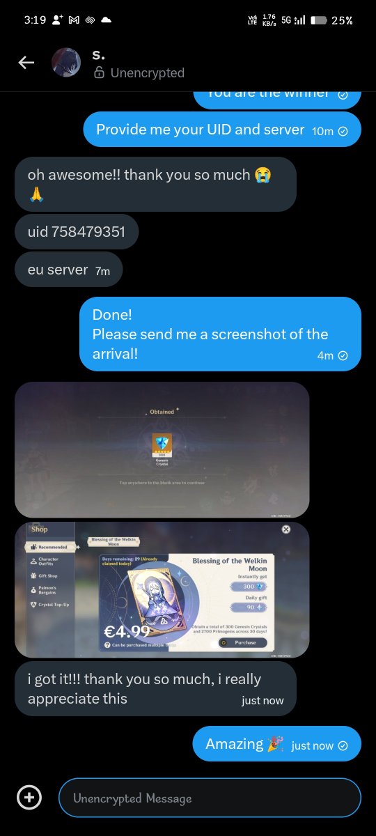 AboutGenshin_'s tweet image. You can be next too... And many more giveaways to come 
3rd Welkin Moon giveaway is live📣

Rules
• Follow @AboutGenshin_ 
• Like &amp;amp; Retweet 
• Comment your pull plan
• bookmark this post 

Ends on Jan 14th 

#GenshinImpact #Columbina #Giveaway