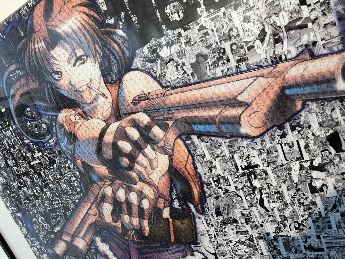 BLACK LAGOON メタルキャンバスアート展行きました。 原作読んだこと