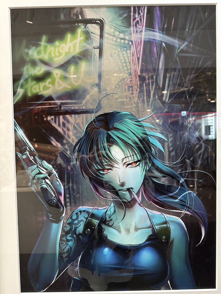 BLACK LAGOON メタルキャンバスアート展行きました。 原作読んだこと