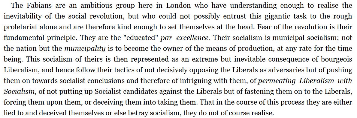 sonofthecobra's tweet image. Here's Engels calling you "municipal socialists" a bunch of frauds: