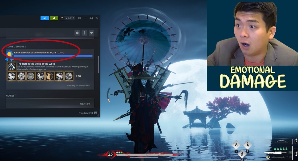 Take that China ❣️

I unlocked some, ... did I say "some", ... I really meant

ALL Steam Achievements ❣️❣️❣️

and I'm happy to share it with you #WWM 

&amp; #WhereWindsMeet