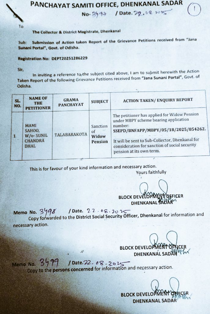 ଅପେକ୍ଷାରେ ହିତାଧିକାରୀ. ଚିଠିକରି ଚୁପ ହୋଇ ବସି ରହିଛି ବିଭାଗ. କେବେ ମିଳିବ ଉତ୍ତର ରଖିବେ କି <a href="/SSEPD2/">SSEPD</a> <a href="/dssodhenkanal/">DSSO Dhenkanal</a> <a href="/districtadmndkl/">District Dhenkanal</a> <a href="/NityanandaBJP/">Nityananda Gond</a> <a href="/SecyChief/">ChiefSecyOdisha</a> <a href="/CMO_Odisha/">CMO Odisha</a>