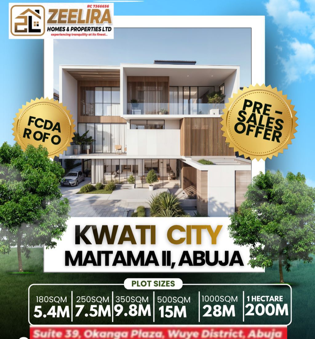 The fact is, most people can’t afford property in Maitama main, which is why we’re offering you Maitama 2.

This Presale price will not remind like this for long.

Price detail on the attached flyer.

Don't slep on this opportunity, 

📩 Send a DM or click the link on my bio