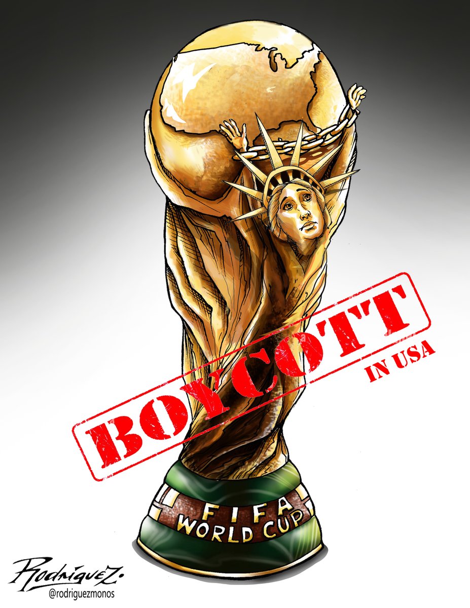 "No al Mundial en USA"
#BoycottWorldCup #NoAlMundialEnUSA <a href="/FIFAcom/">FIFA</a> #ICE #Venezuela #TrumpTerrorist #BoicotMundialDeFutbol2026 #ReneeNicoleGood #Gaza #GazaGenocide‌ #TrumpLosSecuestró #ICENazi #FIFAWorldCup #LosQueremosDeVuelta #HandsOffVenezuelaNow #USA #ICEGESTAPO #Minneapolis