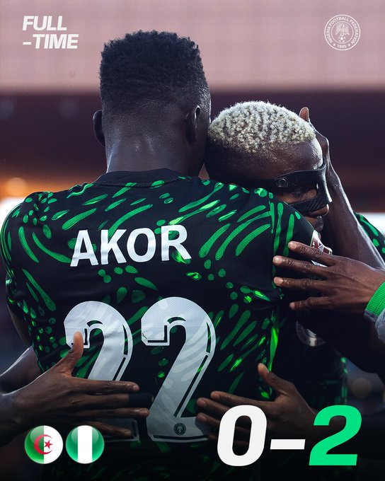 ibukun_dami's tweet photo. THREAD: How Nigeria tactically dismantled Algeria in AFCON 2025 (2-0) 🧵

Nigeria’s 2-0 win over Algeria in the AFCON 2025 quarter-final was not a fluke. It was a controlled strategic performance from the 1st whistle to final minute.

(1) https://t.co/choppYqu1R