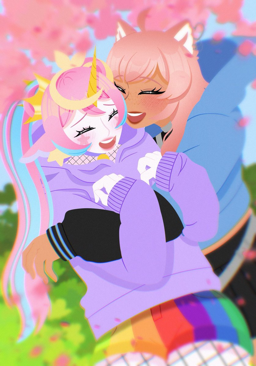 commission for <a href="/DoveliciousMoon/">Dove</a> 🩵🪱 i drew this a while ago but i had so much fun doing it 💖

#wickleart