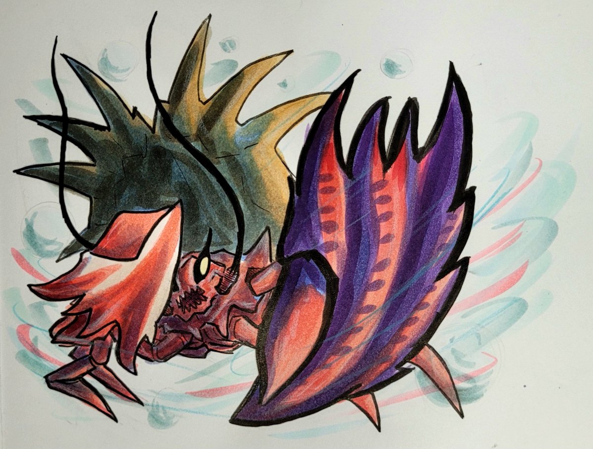 The Famed Blade and The Crabby Barricade 🫧 🦀