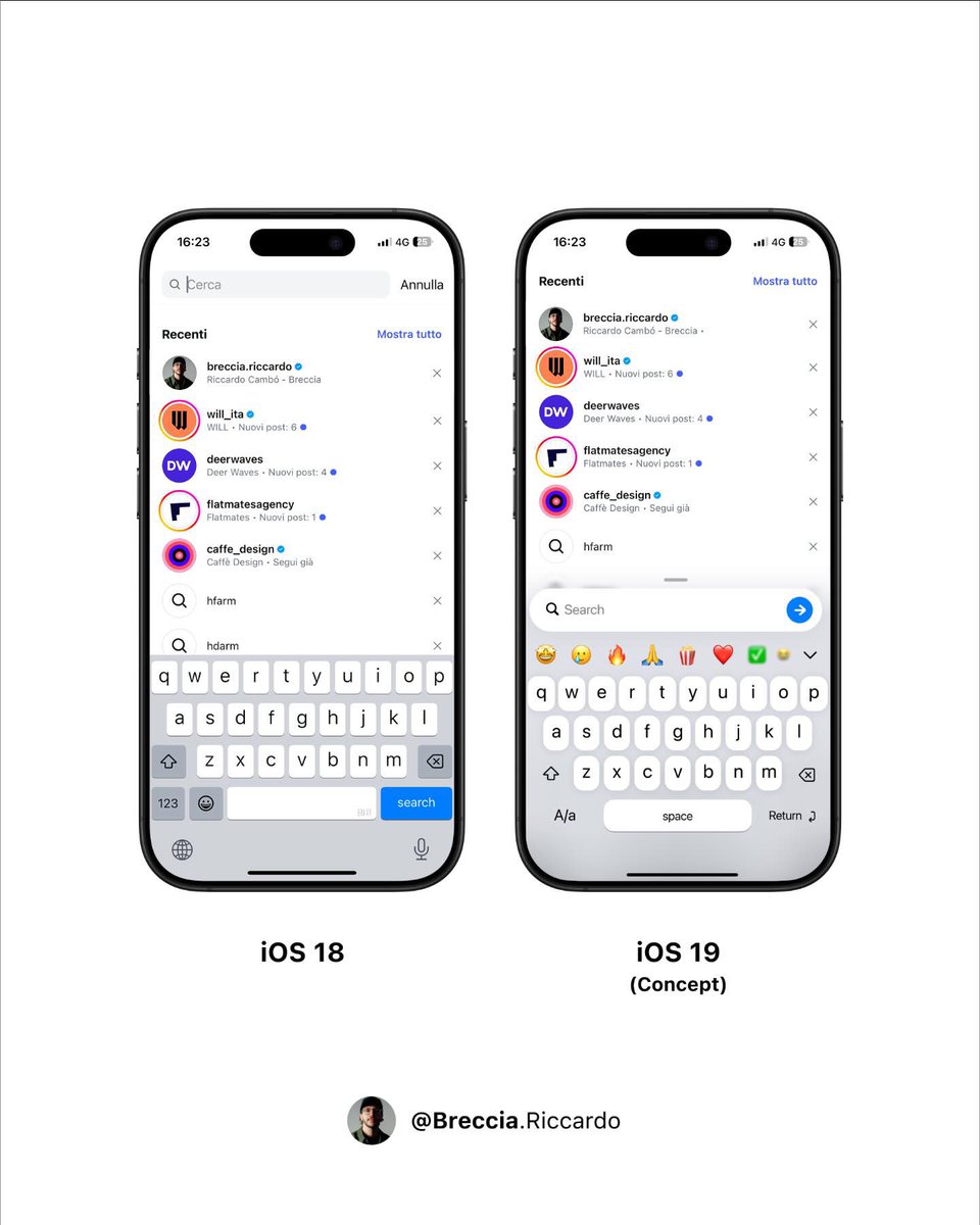 iOS 27 concept keyboard looks so clean