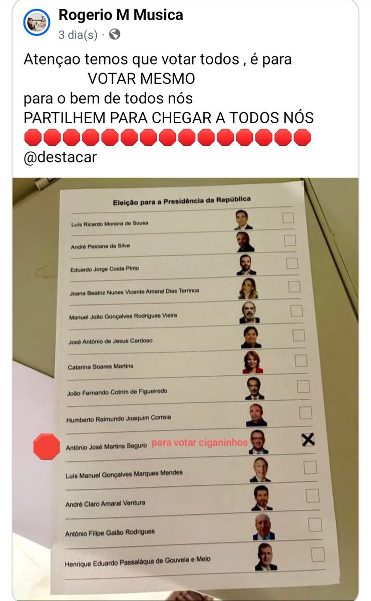 XMuttley's tweet image. Manual do cigano para votar nas presidenciais.
Infalível até para quem não sabe ler!