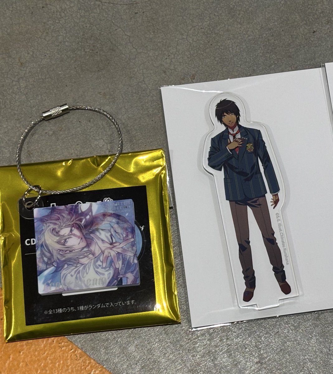 vkfkdto___'s tweet photo. 【交換】うたプリ ワンダーランド ブロッコリーくじ アクスタCD ジャケット アクリルキーリング

譲）
くじD賞 セシル
CDジャケット　カミュ

求）
くじD賞　嶺二、カミュ
CDジャケット　嶺二

本日11日お手渡し
検索からでもよろしくお願いいたします。 https://t.co/Wf2g1h1qhD