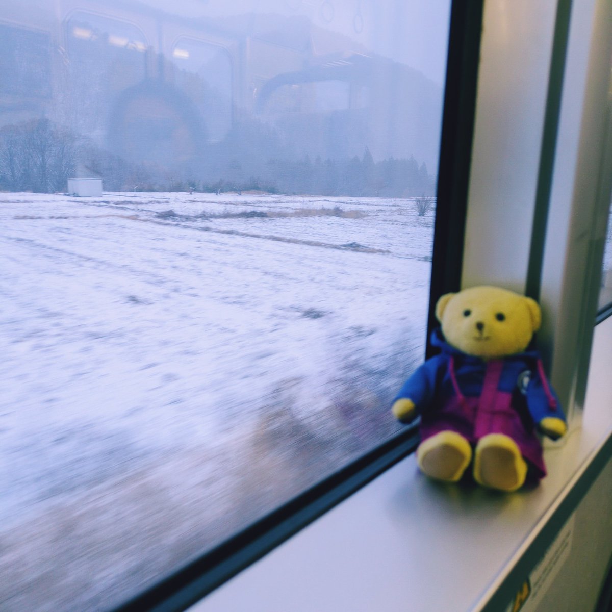 rytalks's tweet image. 今、松本行普通列車乗車中
塩尻で新宿行特急あずさに乗車予定だったけど、小淵沢〜甲府で運転見合わせ！😰