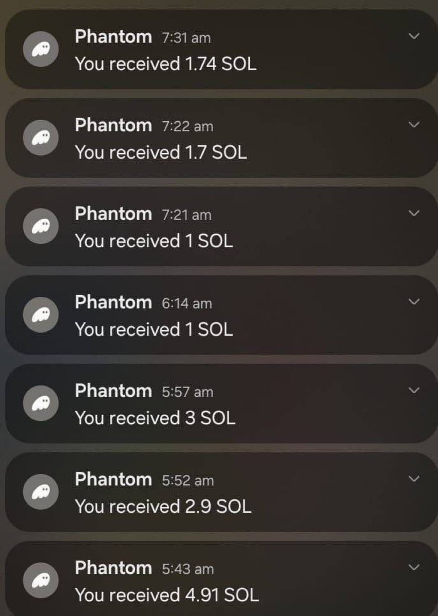 QUICK!! EVERY WALLET GETS 1 $SOL 

Just drop your $SOL  address,  RT ♻️, Follow <a href="/rugonl/">Rug</a> &amp; Like 📷🔔

FIRST 300 PEOPLE !!