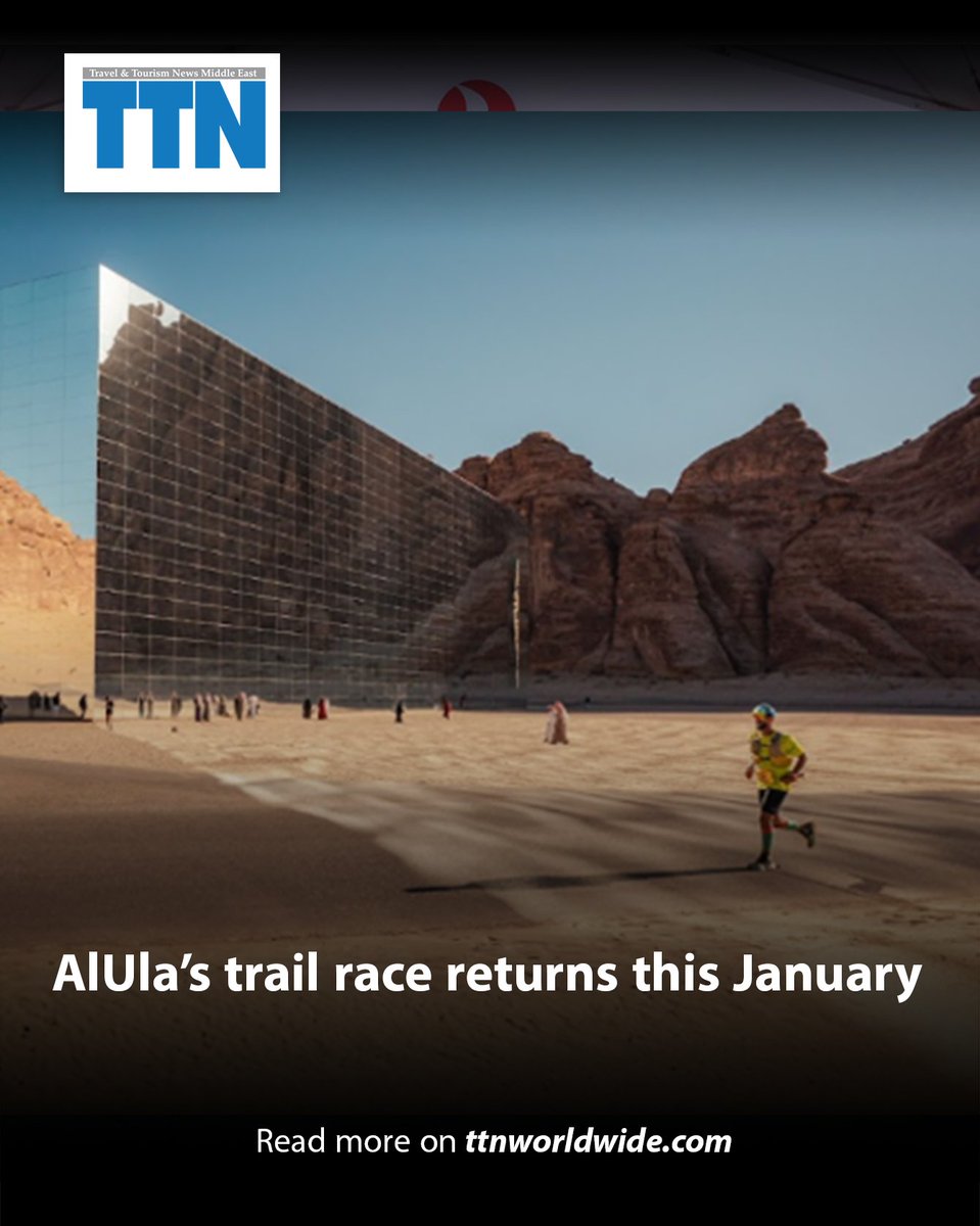 AlUla will host the AlUla Trail Race 2026 from 22–23 January, offering a fitness challenge amid stunning heritage sites.

Read more on ttnworldwide.com/ArticleTA/3321…

#TTNews #Alula #UNESCO