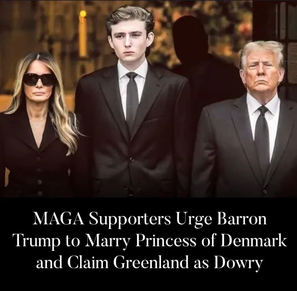 karimbitar's tweet image. 🇺🇸 🇩🇰 When geopolitics meets medieval marriage alliances in the wild MAGA imagination… From buying Greenland to marrying into it. Real estate logic knows no borders! 😁