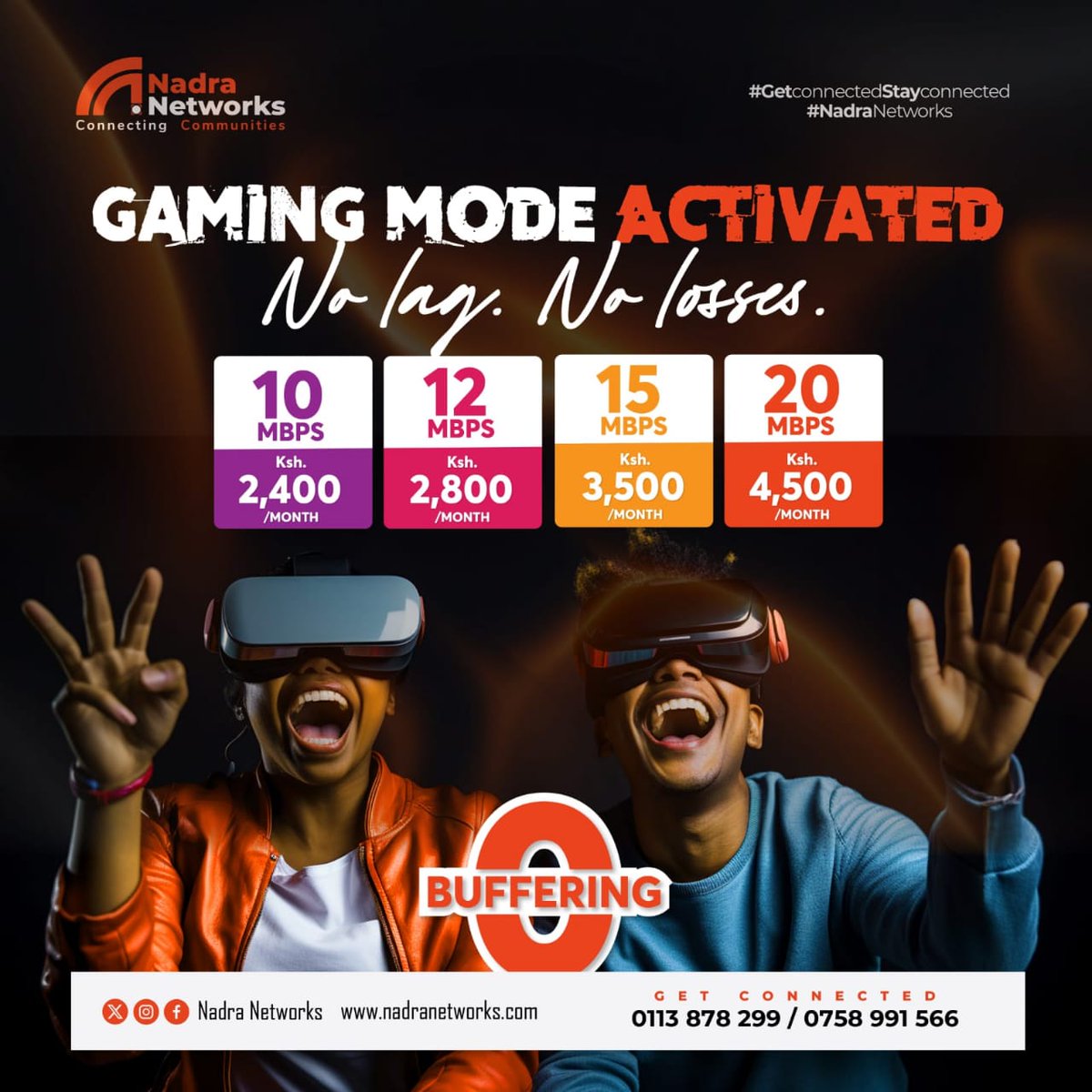 NadraNetworks's tweet photo. Sunday is for gaming, movies &amp; zero interruptions.🎮

Switch on Gaming Mode with Nadra Fiber and experience no lag, no buffering, just smooth speeds up to 20Mbps! 🚀

📞 0113 878 299 | 0758 991 566
🌐 https://t.co/HkNatonxcb

#NadraFiber Blessed Sunday #HomeInternet IShowSpeed https://t.co/xcqI7LDdT0