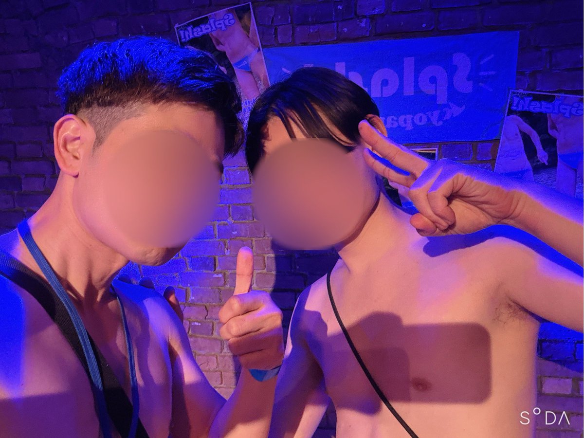 harusack's tweet image. Splah！きたよー！！
Uya君と！！

@s_plash_com