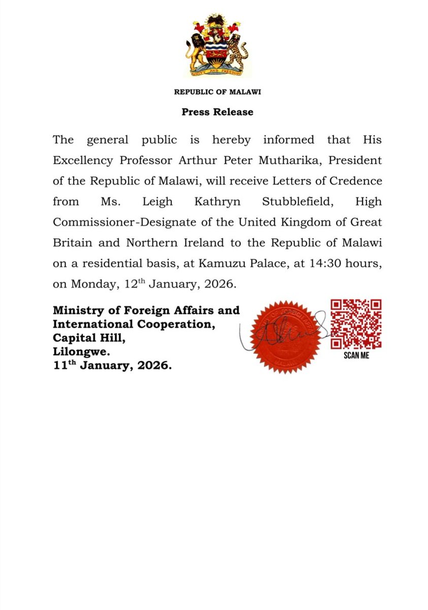 Min.Foreign Affairs tweet media