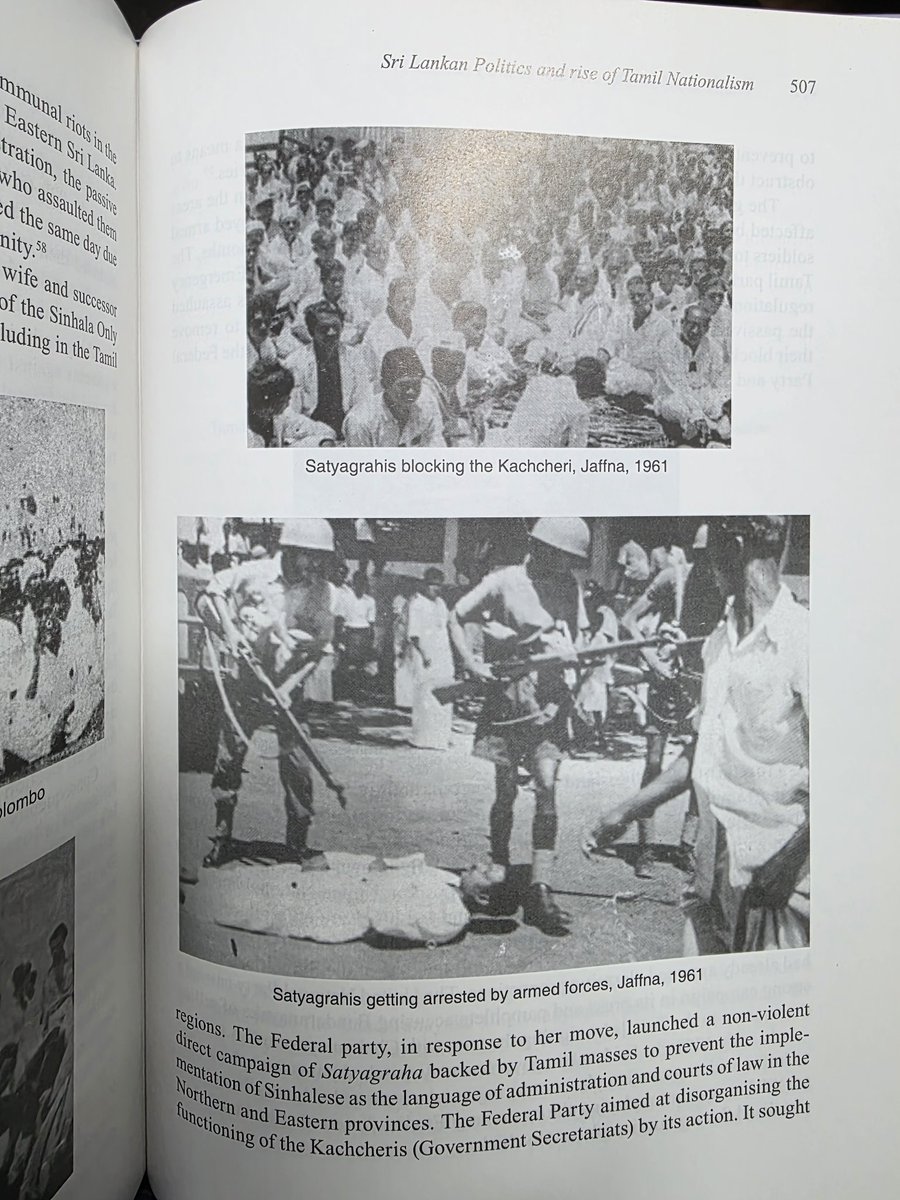 தமிழகத்தில் இந்தி எதிர்ப்புப் போராட்டம் நடந்தபோது இலங்கையிலும் தமிழர்கள் தனிச் சிங்களச் சட்டத்தை எதிர்த்தார்கள். தமிழர்களுக்கு தனியாக இடம் கொடுத்தால் அவர்களின் திறமைக்கும் கலாச்சாரத்துக்கும் அறிவுக்கும் அவர்கள் நம்மை விட முன்னேறி நம்மை ஆள்வார்கள் என்கிற பயம் பண்டாரநாயக்கவுக்கு