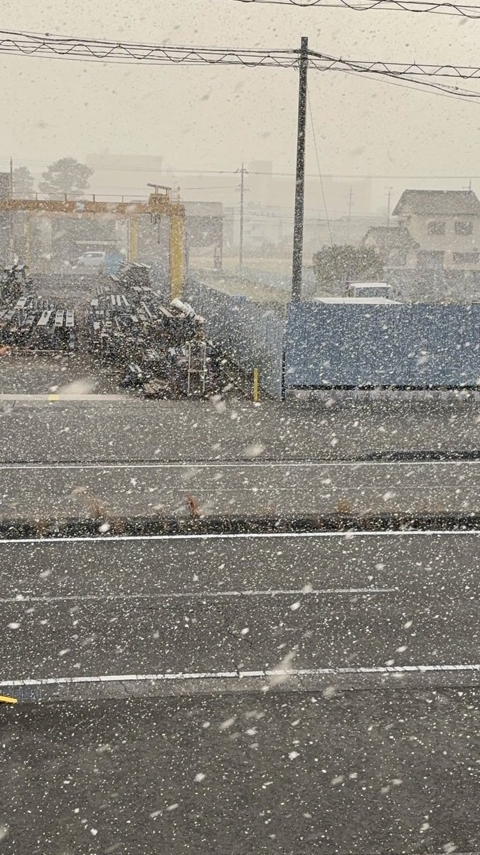 mimichu0211's tweet photo. でも、積もらないよな⛄️

積もったら積もったで���大変な事になっちゃう❄️⛄️🚗 https://t.co/zsak5ZkkV6