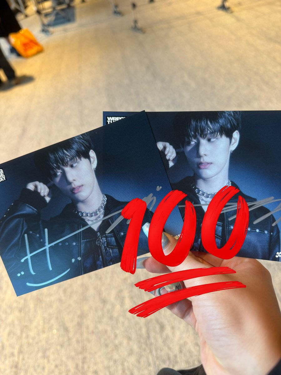 260111 xikers 個別サイン会 「昨日のサイン会当たってたのに行くの