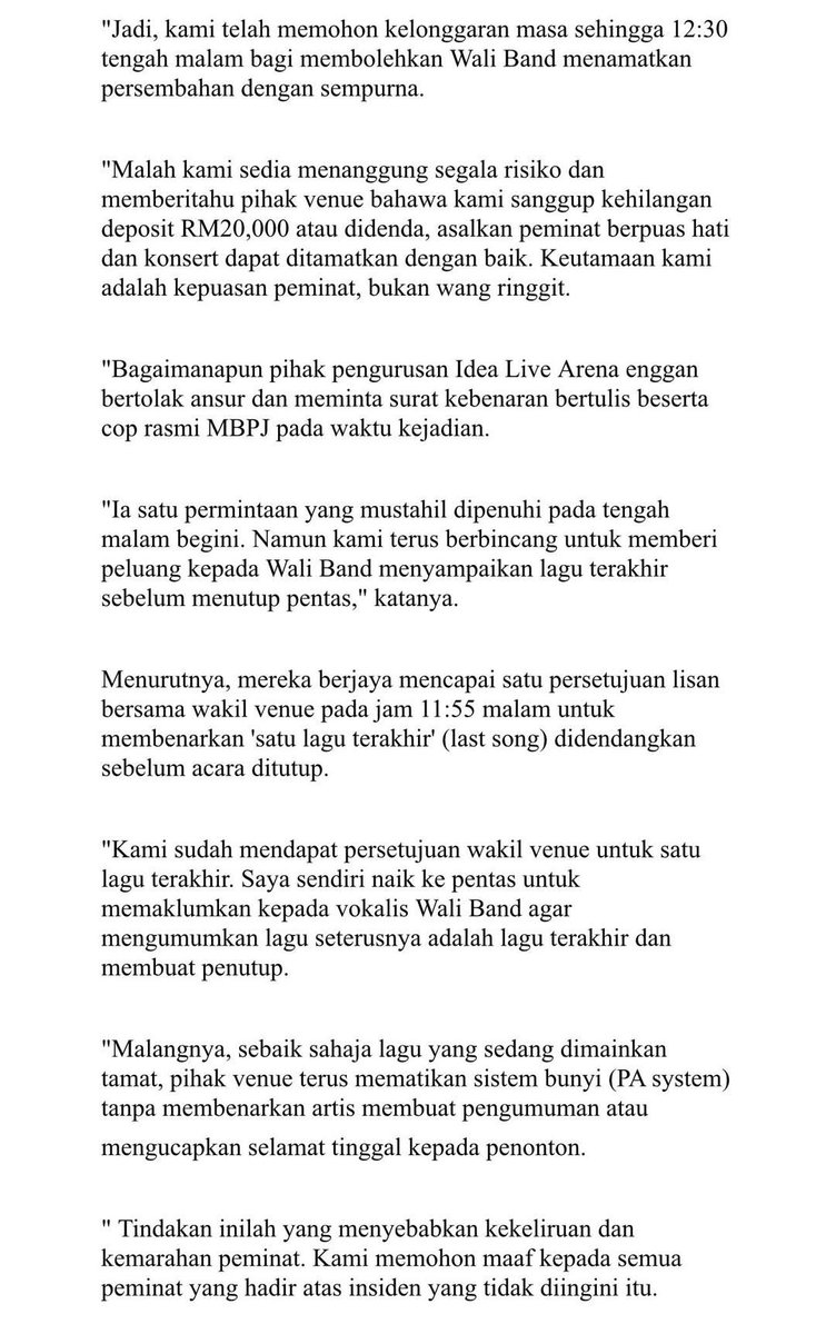 xallehrazax's tweet image. Penjelasan event organizer Konsert RadjaWali.