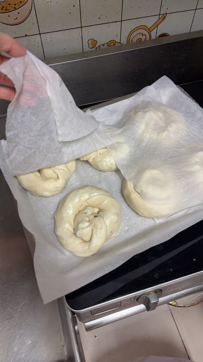 蔥油餅做好了！