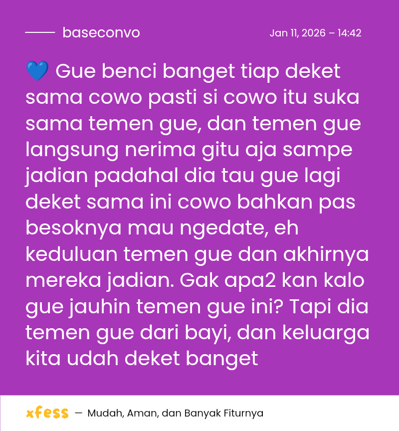 baseconvo's tweet image. 💙 Gue berusaha jauhin temen gue ini tapi malah gue yang dianggap jahat banget banget banget sama dia dan keluarganya sama temen2nya. Temen dia banyak, gak kaya gue yang cuma dia doang. Tapi gue sakit hati banget