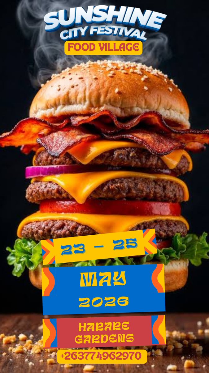 TambaEvents's tweet image. Introducing the Sunshine City Fest Food Village!
8 food stalls, diverse cuisines:
1. Zimbabwean Delights 
2. Spice Route 
3. Meat Lovers 
4. Taste of the Tropics 
5. Jamaican Vibes 
6. Flavors of Africa 
7. Street Food Frenzy 
8. Sweet Treats 

Which one are you craving? 😋