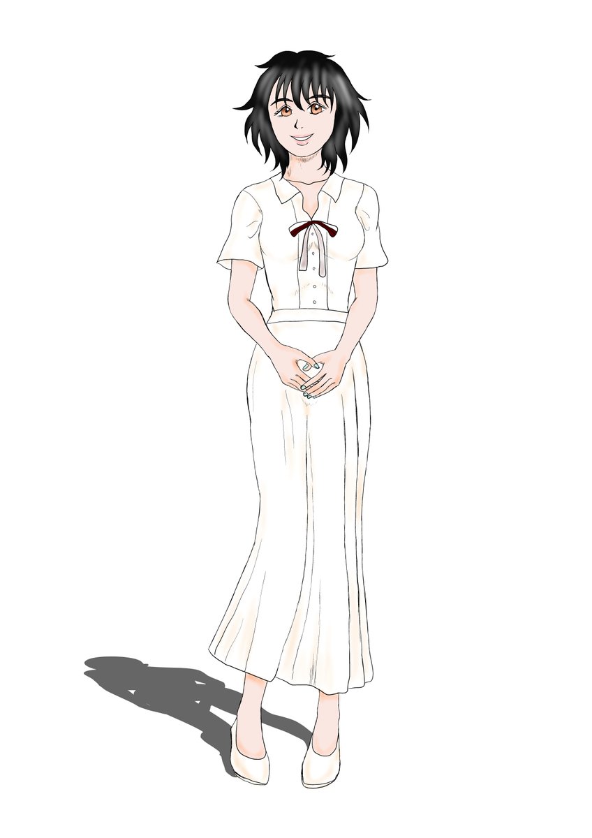 ダイエット部部長アレンジキャラさんに…白いシャツと…スカートを着ていただきました…＃みんなで楽しむTwitter展覧会　ローズさんの話は…ネームは出来たので…人物線画4ｐまで進みました…ローズさんのイラスト等は…25日予定のルーキーで新しいエピソードを投稿してから…投稿しようと思います…