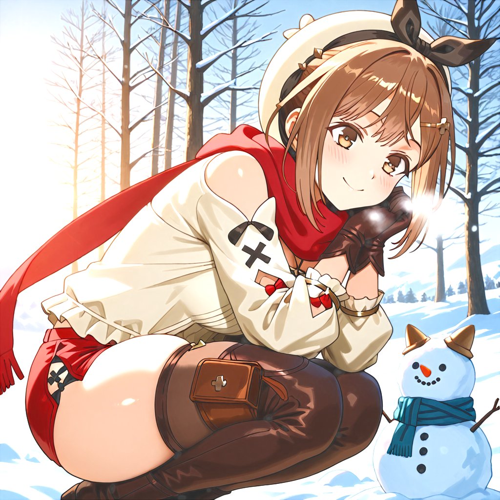 FantasyElf_NSFW's tweet photo. 雪だるま作りに夢中なライザ⛄
冬でも元気いっぱい！
#ライザ #ライザのアトリエ
#雪だるま #冬イラスト #Ryza #AnimeArt https://t.co/FBv5cViTNB