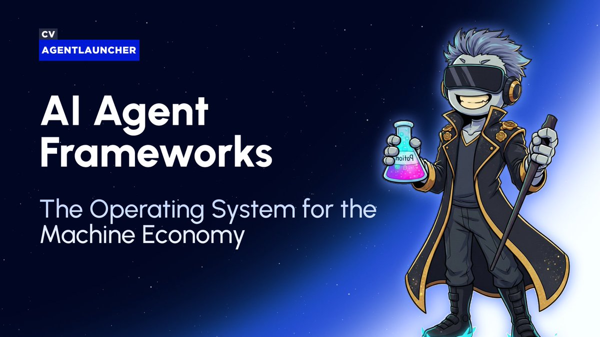 What exactly is an AI Agent Framework ? Think of it as the operating system  for the machine economy, where AI agents become sovereign economic actors  on the blockchain. 🧵 #AIAgents #Web3