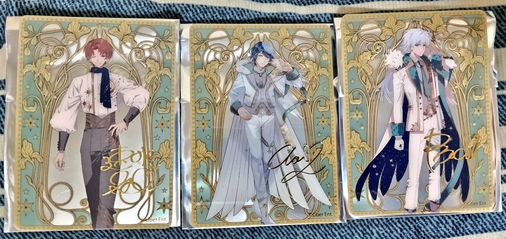 アイチュウ アイ☆チュウ 10周年 クリアカード 箔押し 葵 鬼丸 クリス