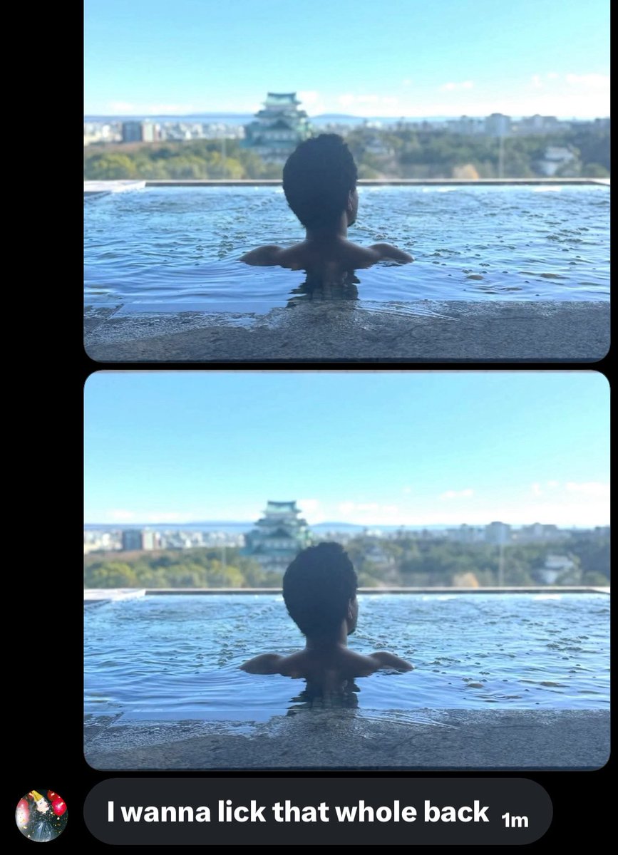 I know this photo is so hot 😍but at least have some class..