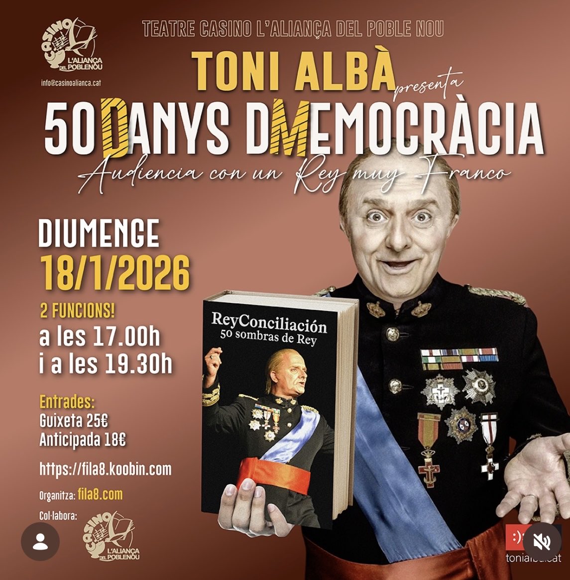 tonialba's tweet image. Qui diu que els artistes no ens mullem? fila8.koobin.com