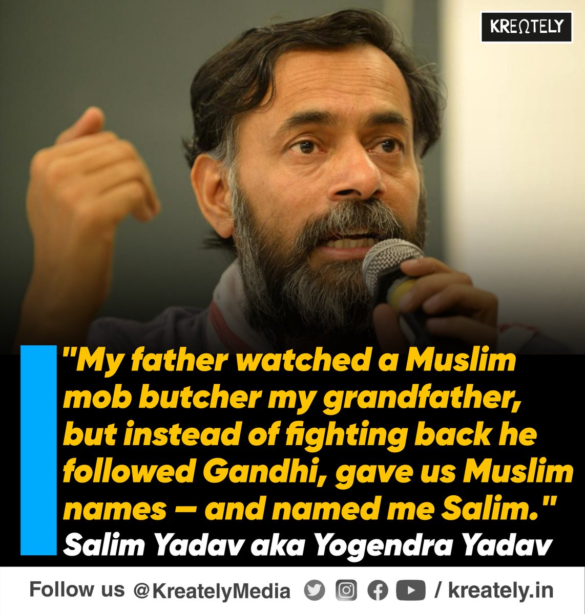 Gandhi appeased Muslims and made the Hindus cowards.