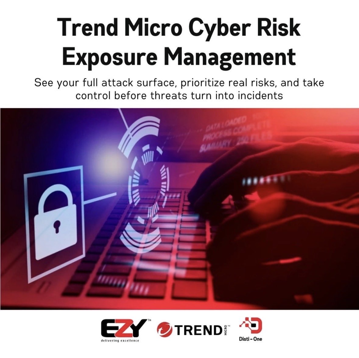ezygroupco's tweet photo. Cyber risk isn’t just about threats anymore.

It’s about visibility, prioritization, and control.

Trend Micro Cyber Risk Exposure Management gives teams clarity on risk so they can protect smarter. https://t.co/gqsMKSejQP