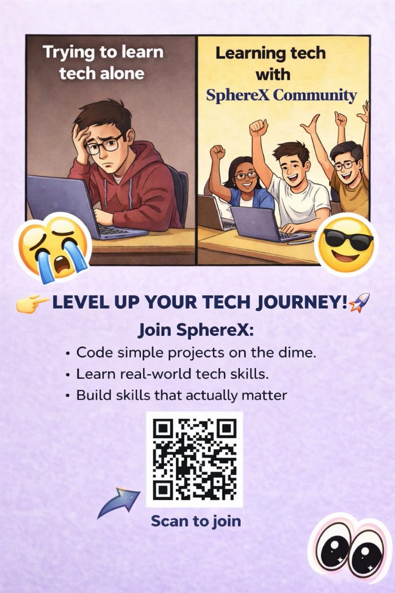 SphereXGlobal's tweet photo. Build, learn &amp; grow with like-minded tech folks 💡
Join the SphereX Community 🚀.

Visit us : https://t.co/rf8aGz6R5H

#SphereX #SphereXCommunity https://t.co/rNNHSCdpHE