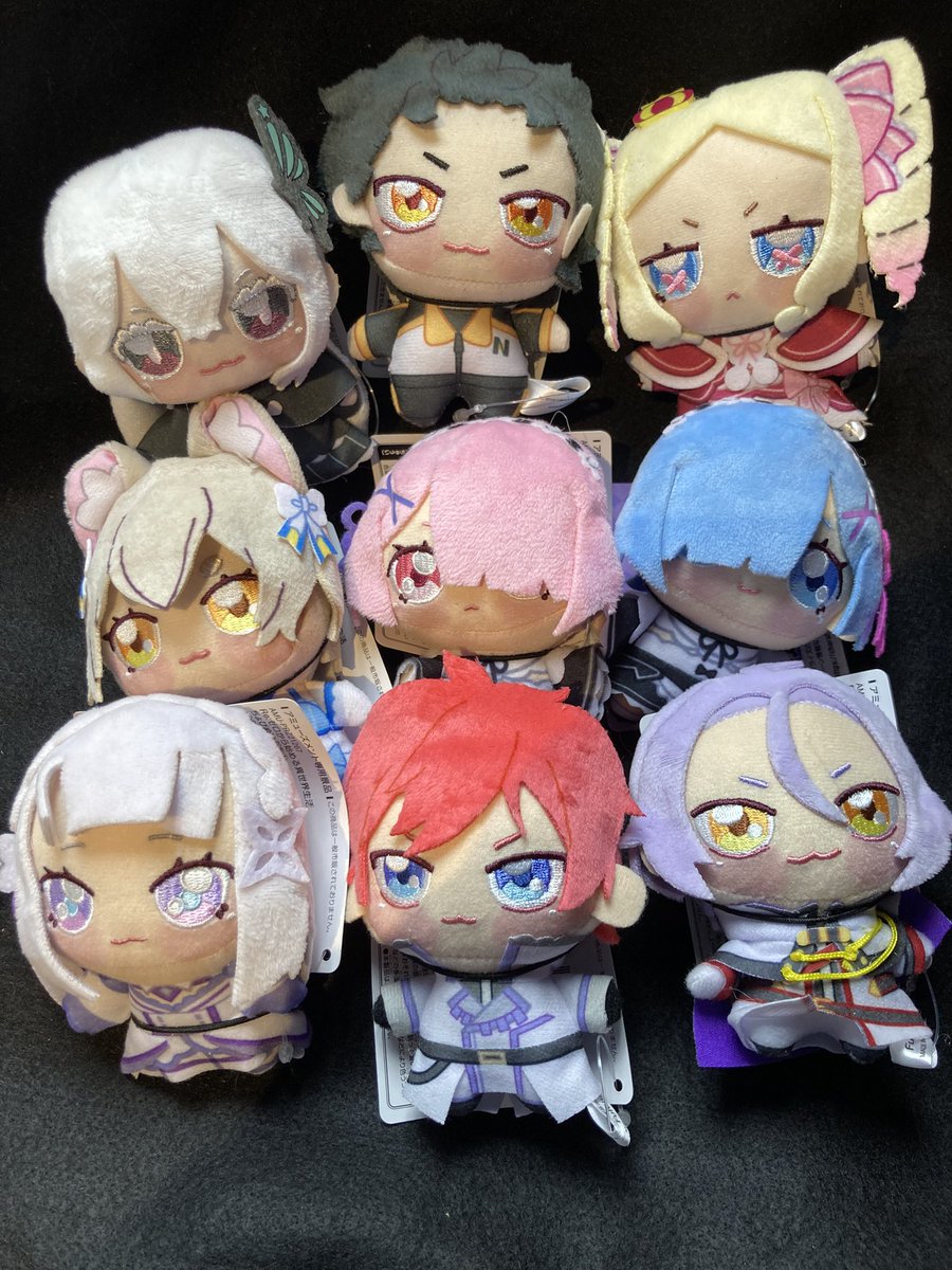 景品情報】 🧸Re:ゼロから始める異世界生活 ちょぴぬいぷち ①②③